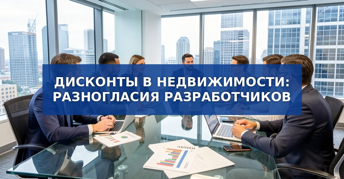 Дисконты в недвижимости: споры девелоперов и их влияние на рынок