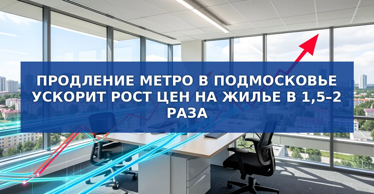 Продление метро в Подмосковье ускорит рост цен на новостройки