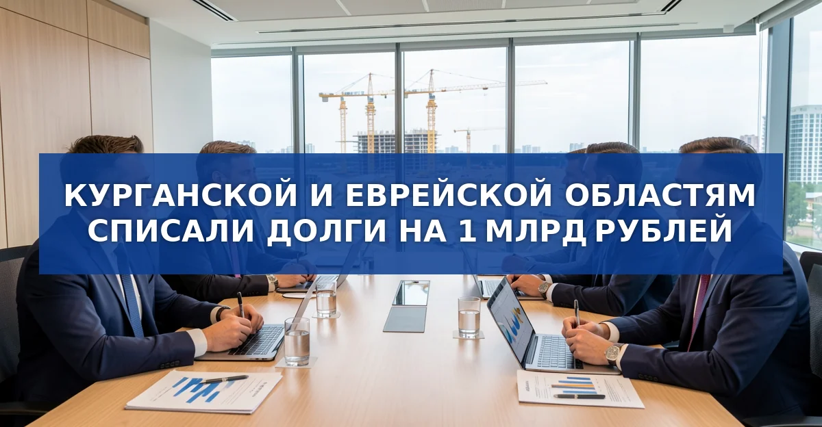 Списание части долгов Курганской и Еврейской автономных областей: около миллиарда рублей для развития регионов