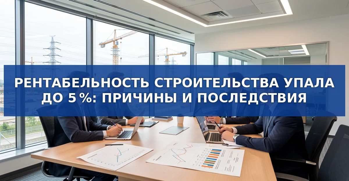 Обложка материала: Рентабельность строительства упала до 5 %: почему девелоперы в России становятся осторожнее