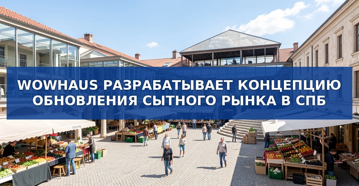 Реновация Сытного рынка: новый облик исторического центра Петербурга