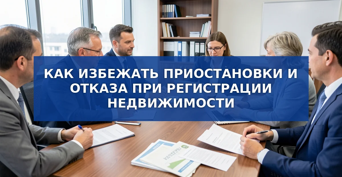 Как избежать приостановки регистрации недвижимости: практические рекомендации