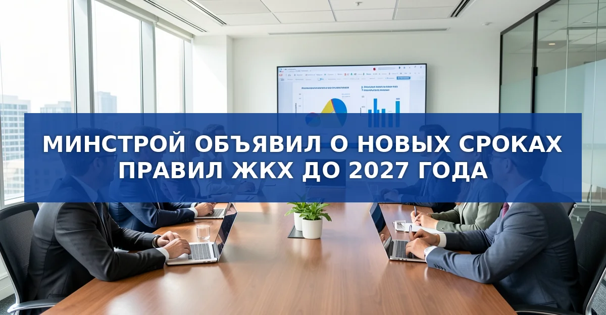 Минстрой объявил о масштабной реформе правил ЖКХ до 2027 года