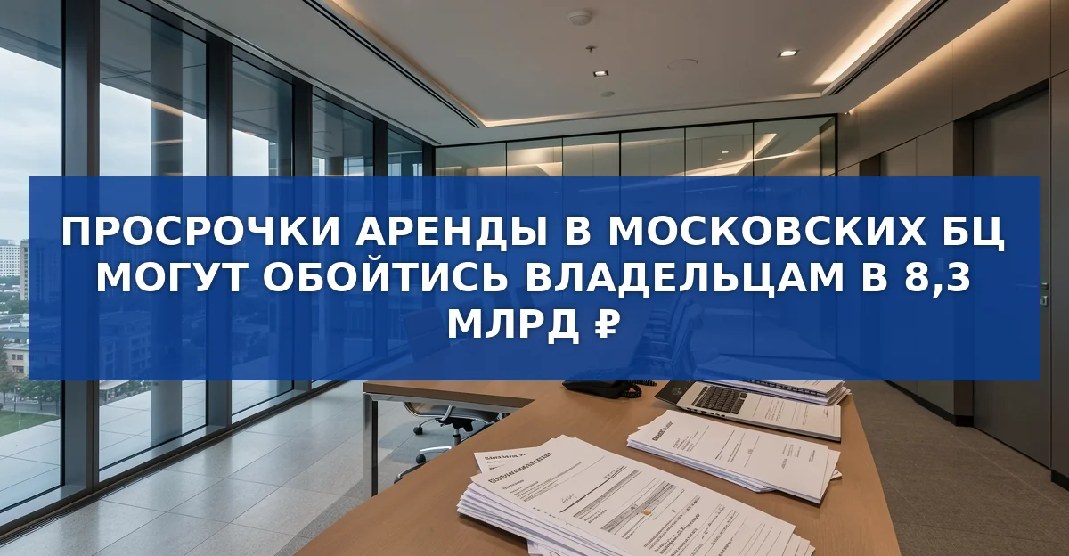 Просрочки аренды в московских бизнес‑центрах: убытки в 8,3 млрд рублей и рост задолженности до 18 млрд