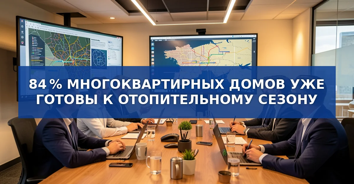 Более 80 % многоквартирных домов уже готовы к зимнему отоплению