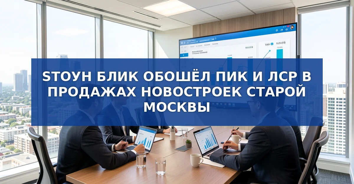 STОУН Блик обошёл ПИК и ЛСР: лидеры продаж новостроек в Старой Москве за август