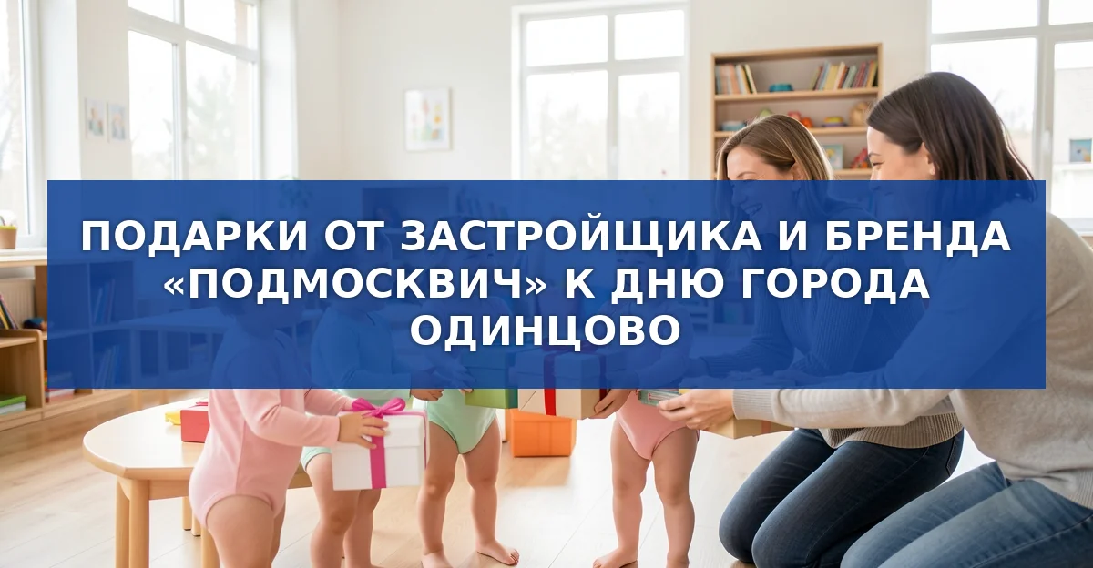 Праздничный сюрприз для самых маленьких одинцовцев в День города