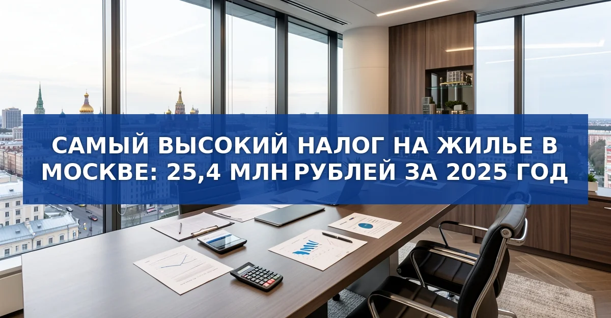 Cover des Materials: Самый высокий налог на элитное жилье в Москве в 2025 году