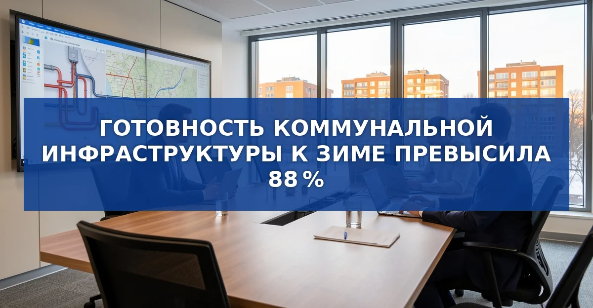 Cover des Materials: Коммунальная инфраструктура к зиме готова на 88 %