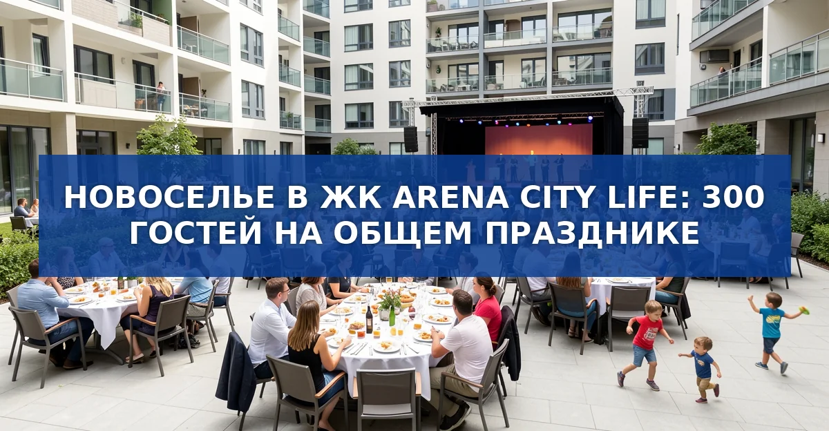 Cover des Materials: Масштабный новосельный праздник в ЖК Arena City Life: как 300 жителей создали общность