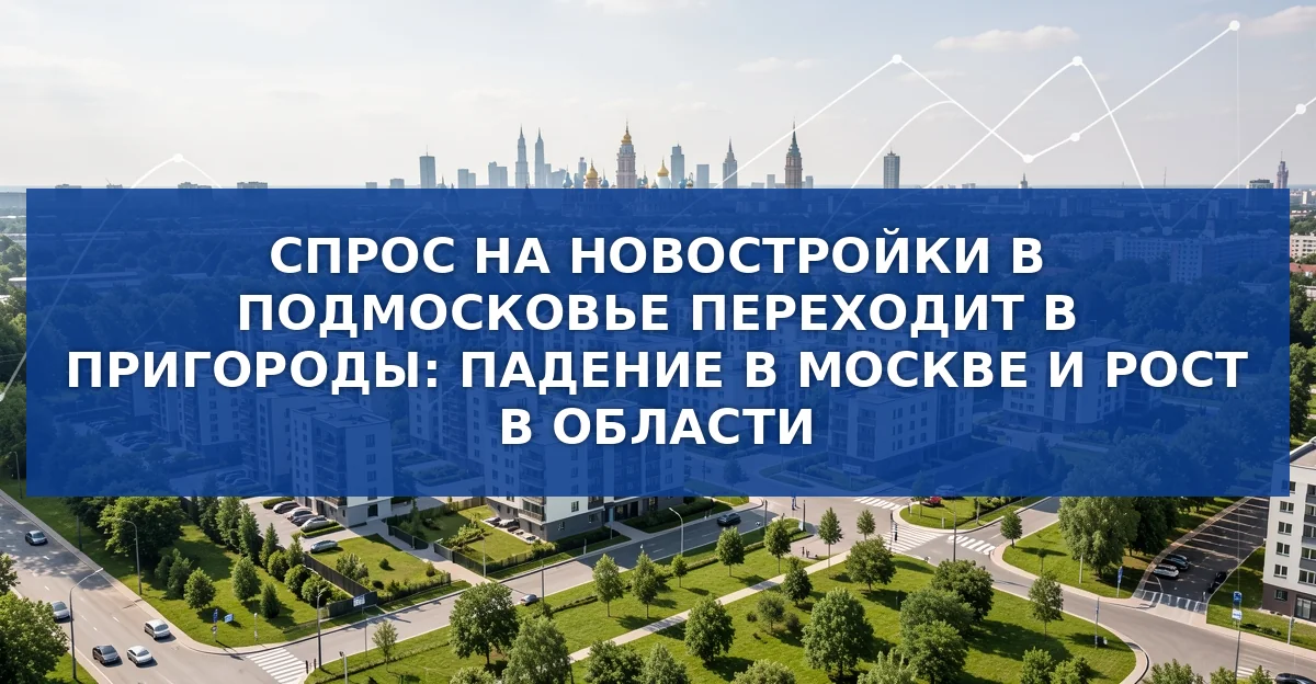 Спрос на новостройки в Подмосковье переходит в пригороды: цены и сделки в цифрах