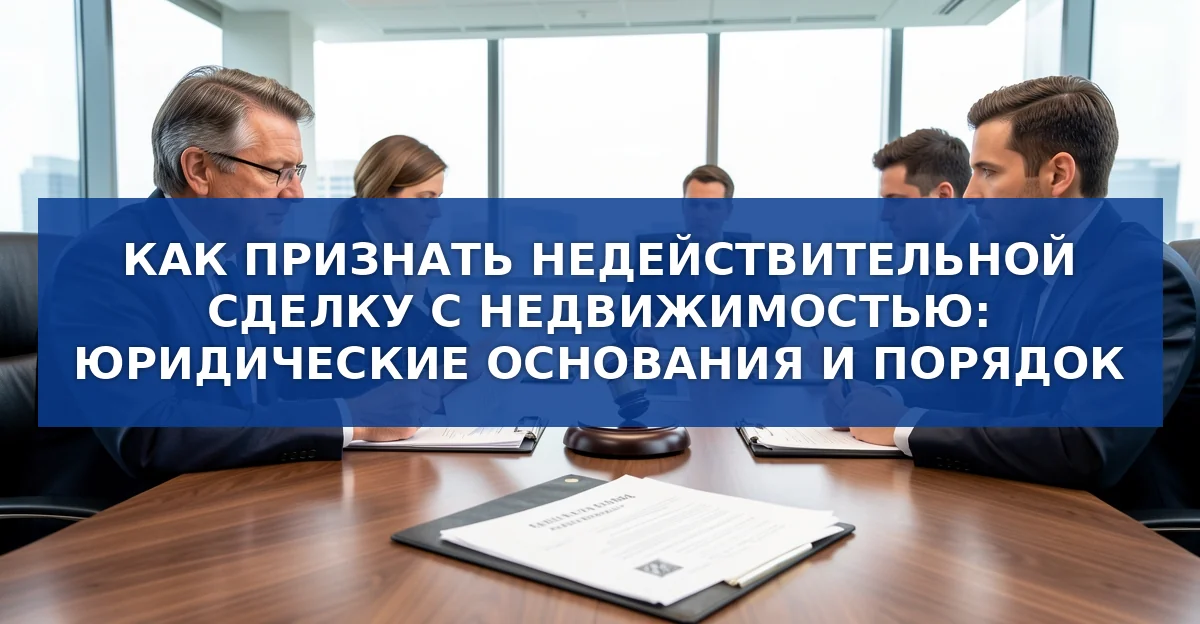 Недействительные сделки с недвижимостью: когда суд может их аннулировать