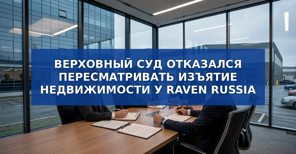 Верховный суд утвердил изъятие недвижимости у компании Raven Russia