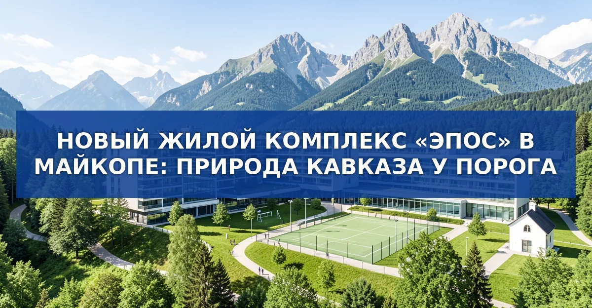 Жилой комплекс «Эпос» в Майкопе: комфорт у подножия Кавказа