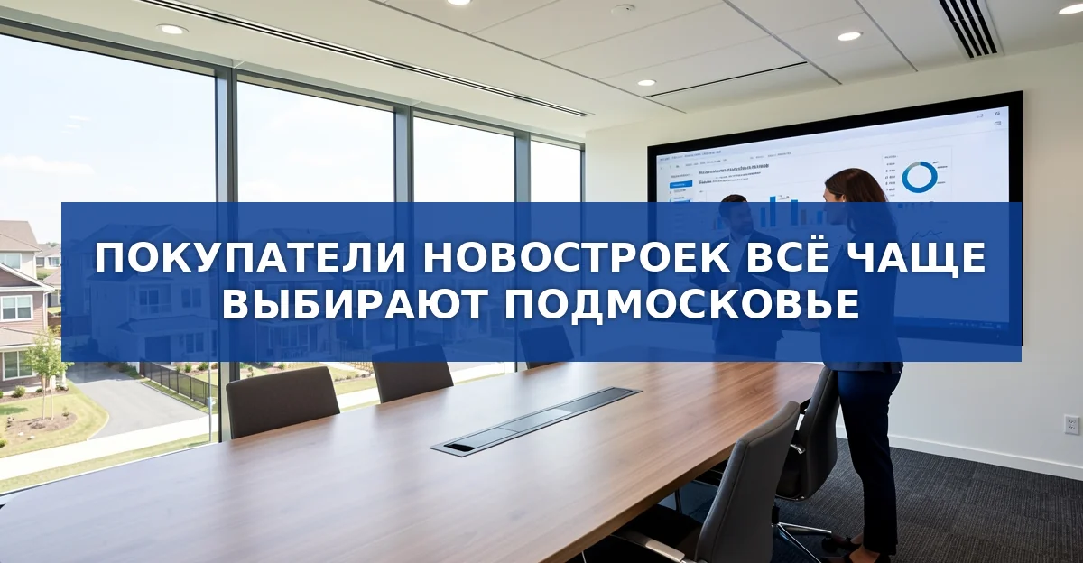 Покупатели новостроек всё чаще переезжают из Москвы в Подмосковье: анализ рынка