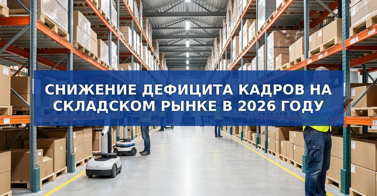 Снижение дефицита кадров на складском рынке: что изменилось в 2026 году