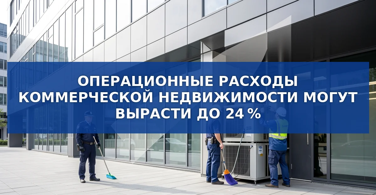 Обложка материала: Операционные расходы коммерческой недвижимости могут вырасти до 24 % в 2024 году