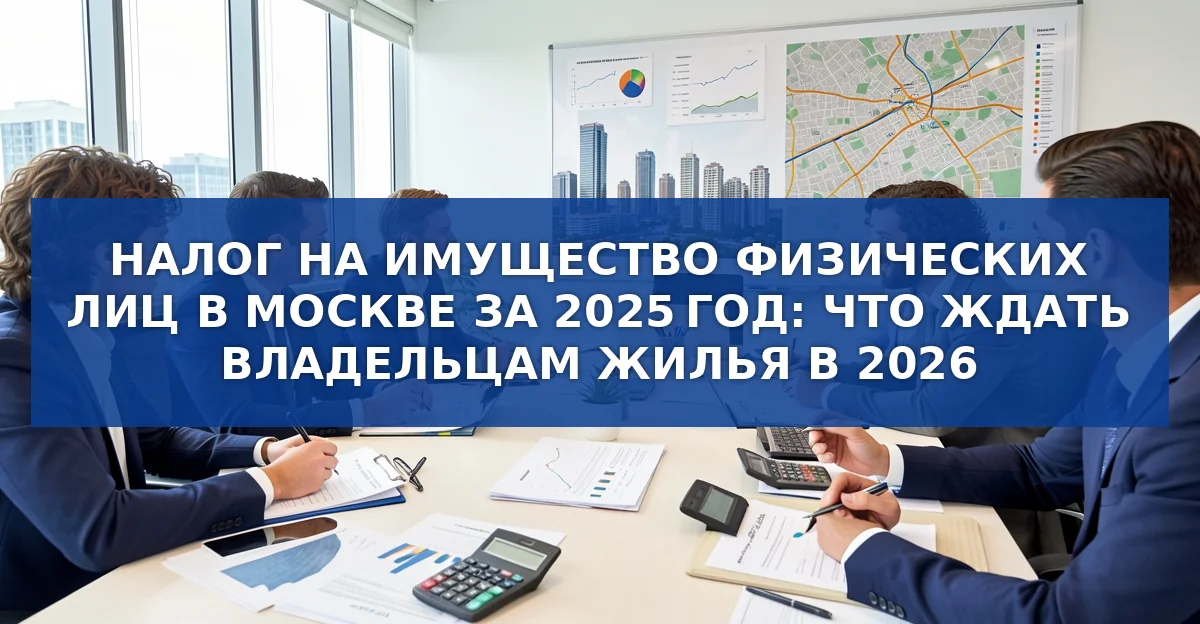 Налог на жилую недвижимость в Москве в 2026 году: суммы, сроки и кто платит