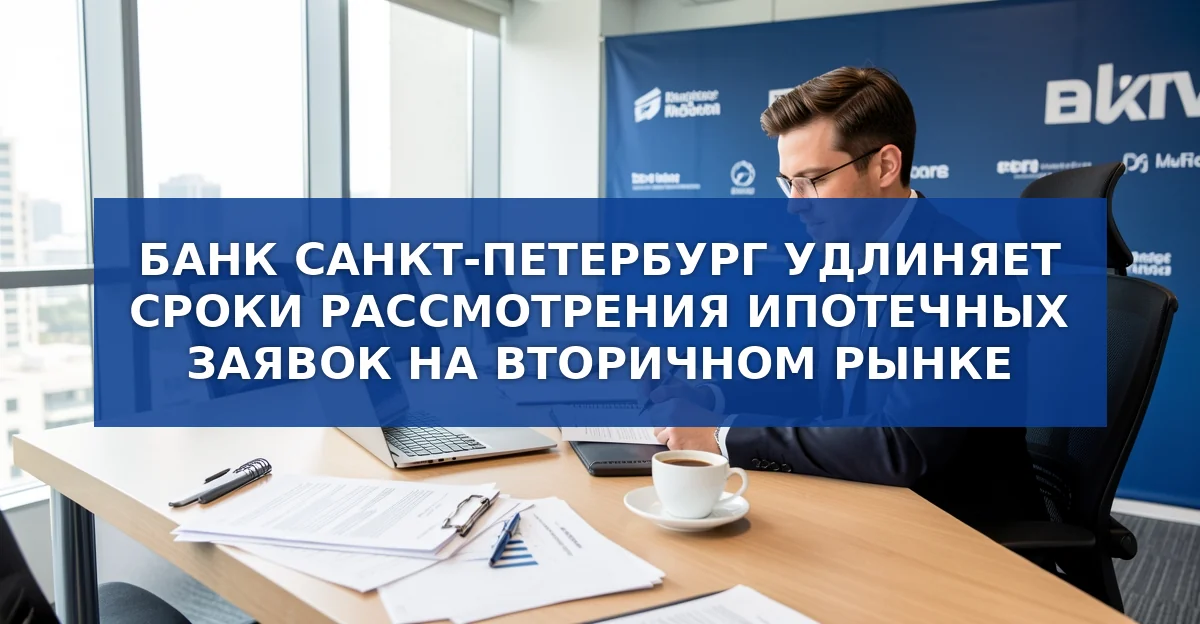 Обложка материала: Банк Санкт‑Петербург удлиняет сроки рассмотрения ипотечных заявок на вторичном рынке