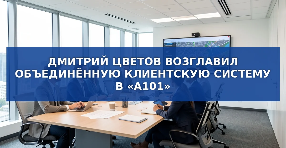 Дмитрий Цветов возглавил клиентские функции в «А101»: что изменится