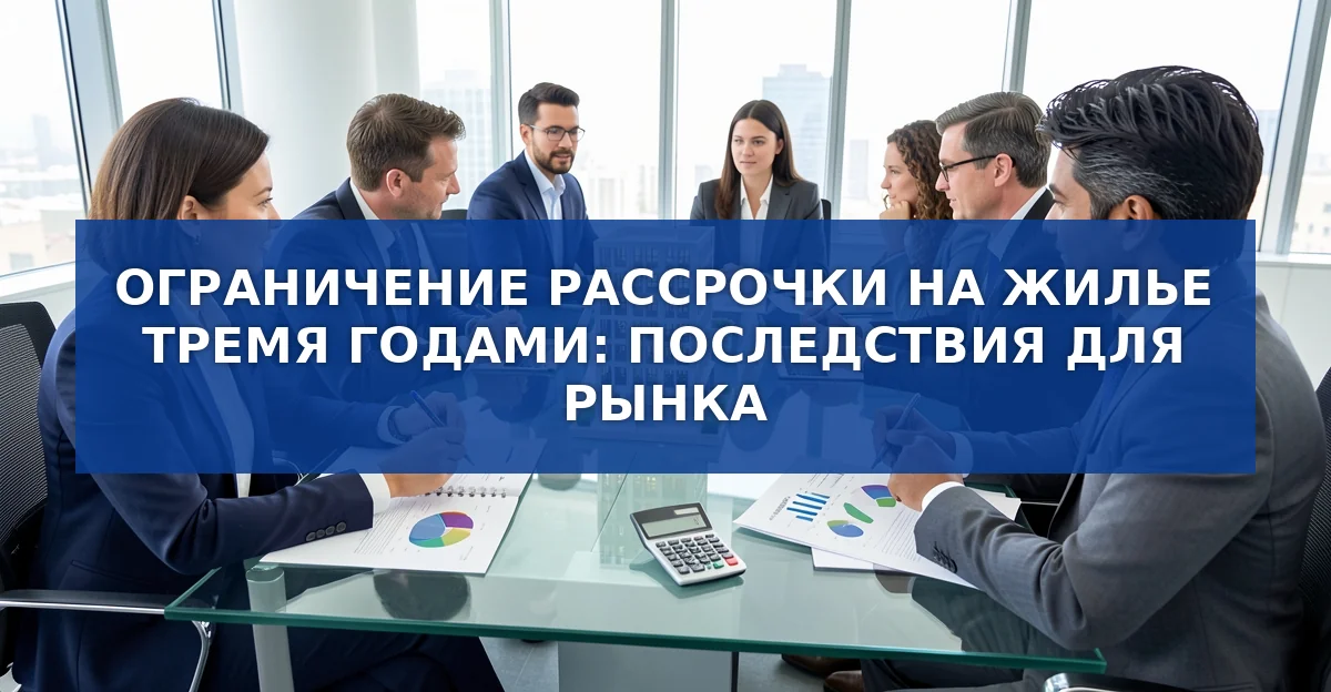 Центробанк ограничит срок рассрочки на жильё тремя годами: последствия для покупателей и рынка