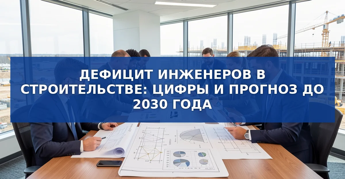 Строительная отрасль столкнулась с острейшим дефицитом инженеров: цифры и прогнозы до 2030 года