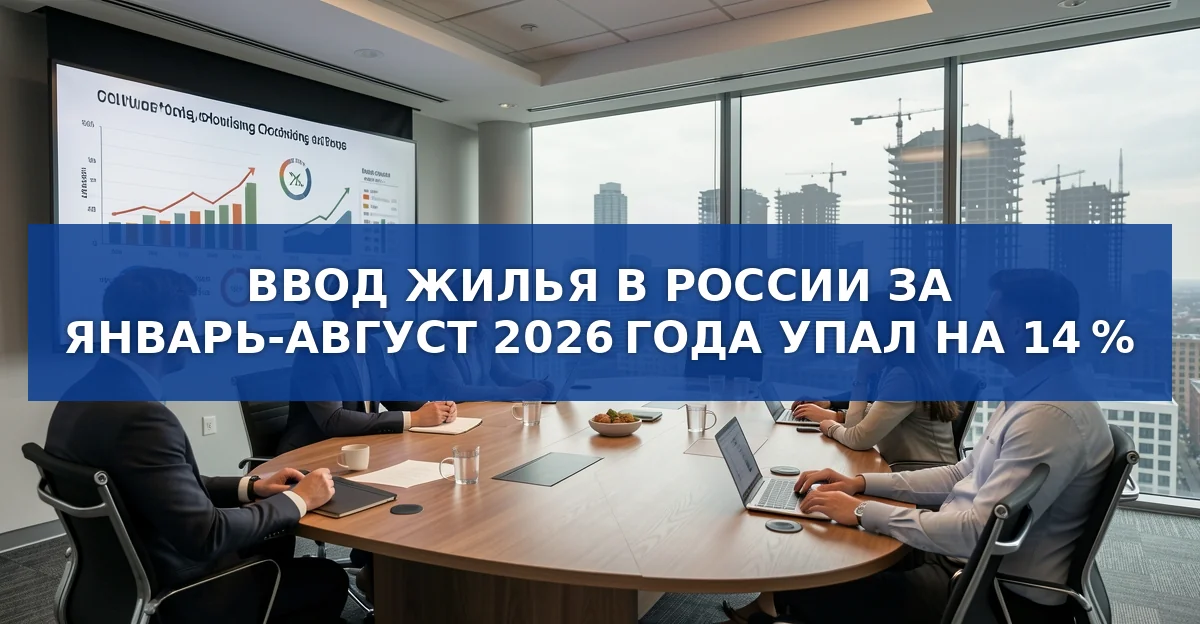 Сокращение ввода жилья в России в 2026 году: причины, цифры и последствия