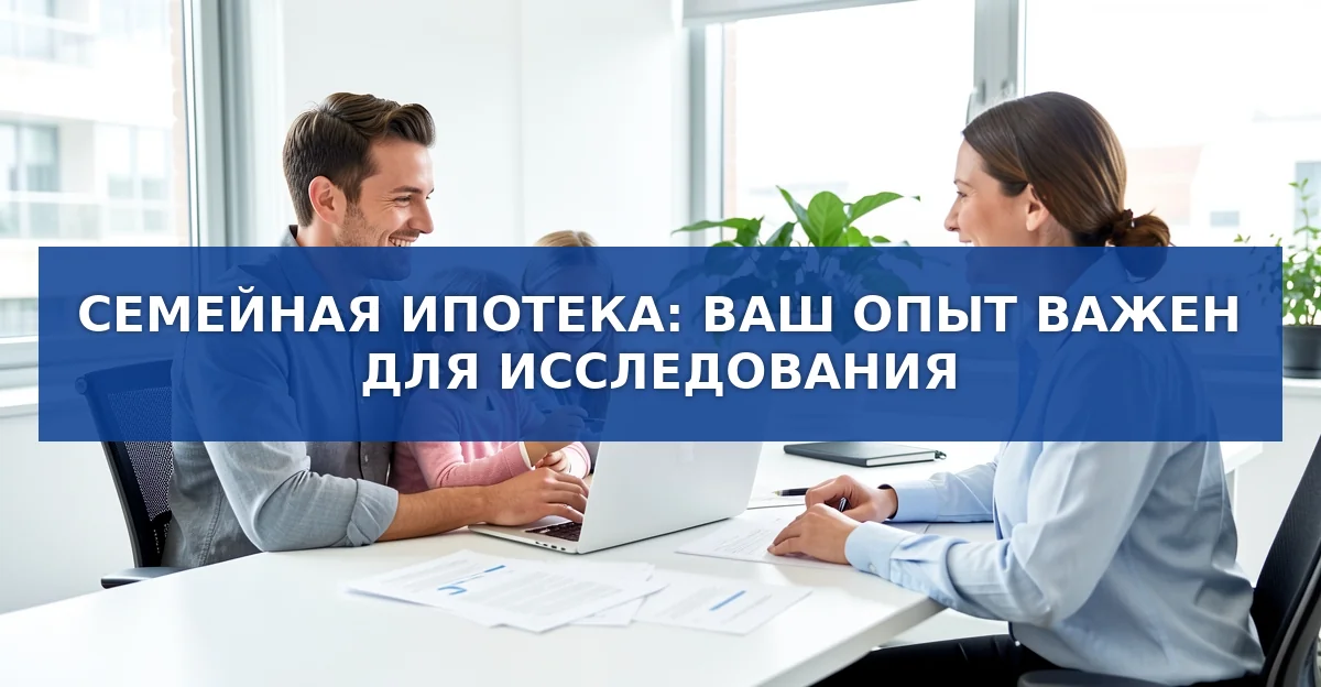Обложка материала: Семейная ипотека в 2026 году: что изменилось и как принять участие в опросе