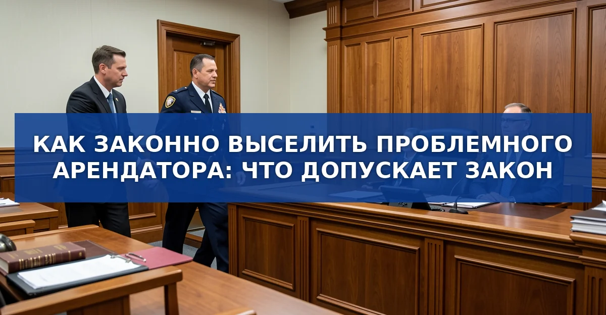 Обложка материала: Самовольное выселение арендатора: что говорит закон и как избежать проблем