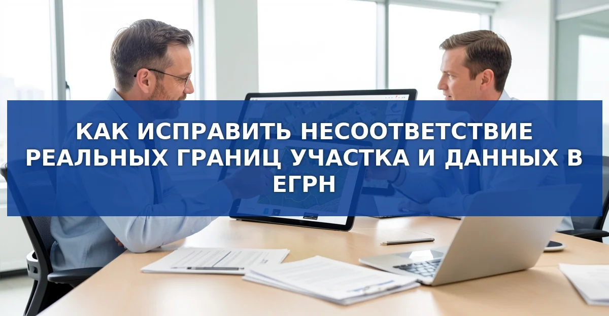 Обложка материала: Что делать, если границы участка не совпадают с данными в ЕГРН