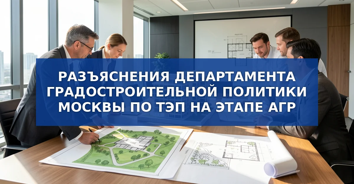 Новые разъяснения по расчёту ТЭП на этапе архитектурного градостроительного регулирования