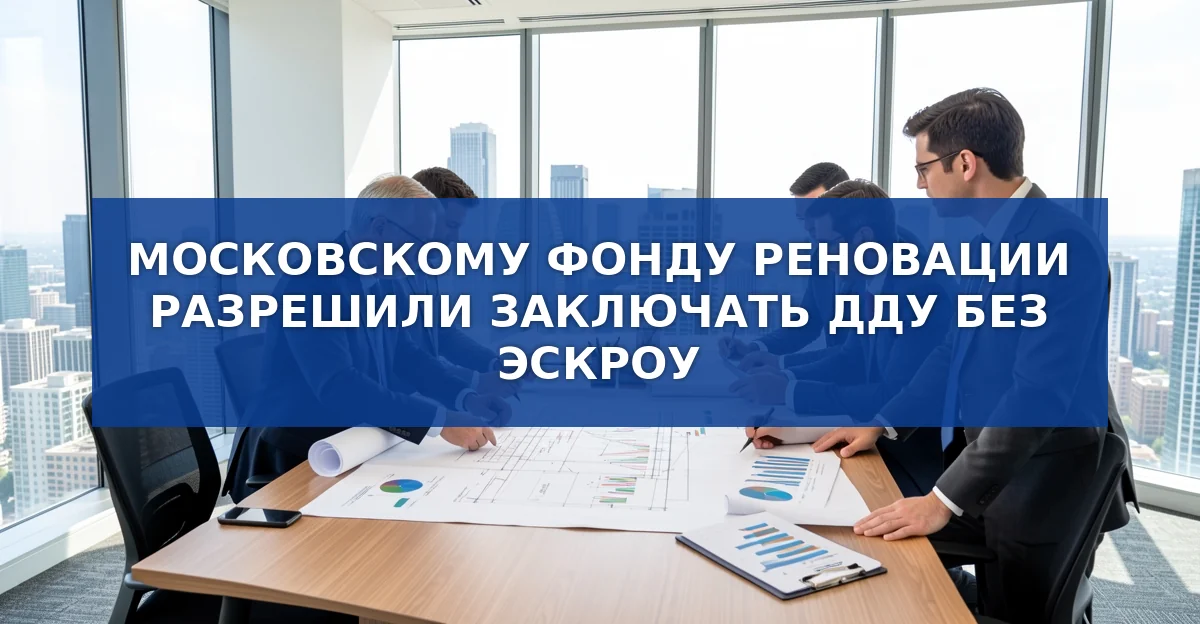 Новые полномочия Московского фонда реновации в долевом строительстве