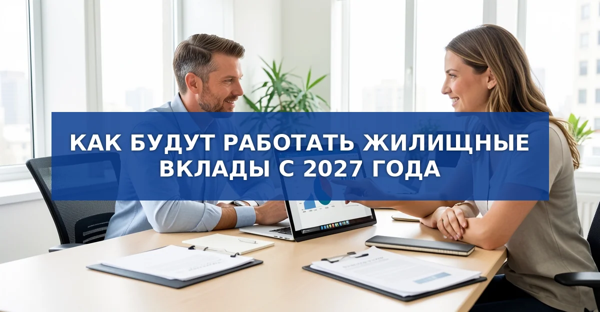 Жилищные вклады с 2027 года: как они работают и помогут купить квартиру