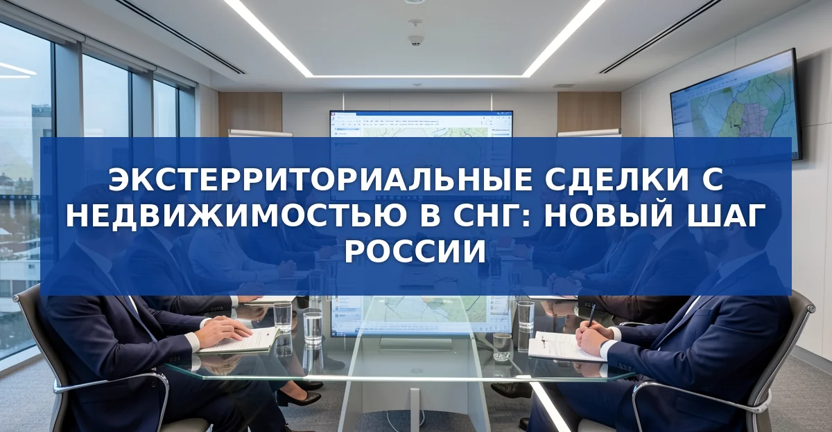 Экстерриториальные сделки с недвижимостью в СНГ: новый шаг России