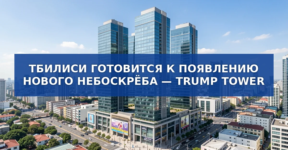Тбилиси готовится к появлению Trump Tower: 280‑метровый комплекс
