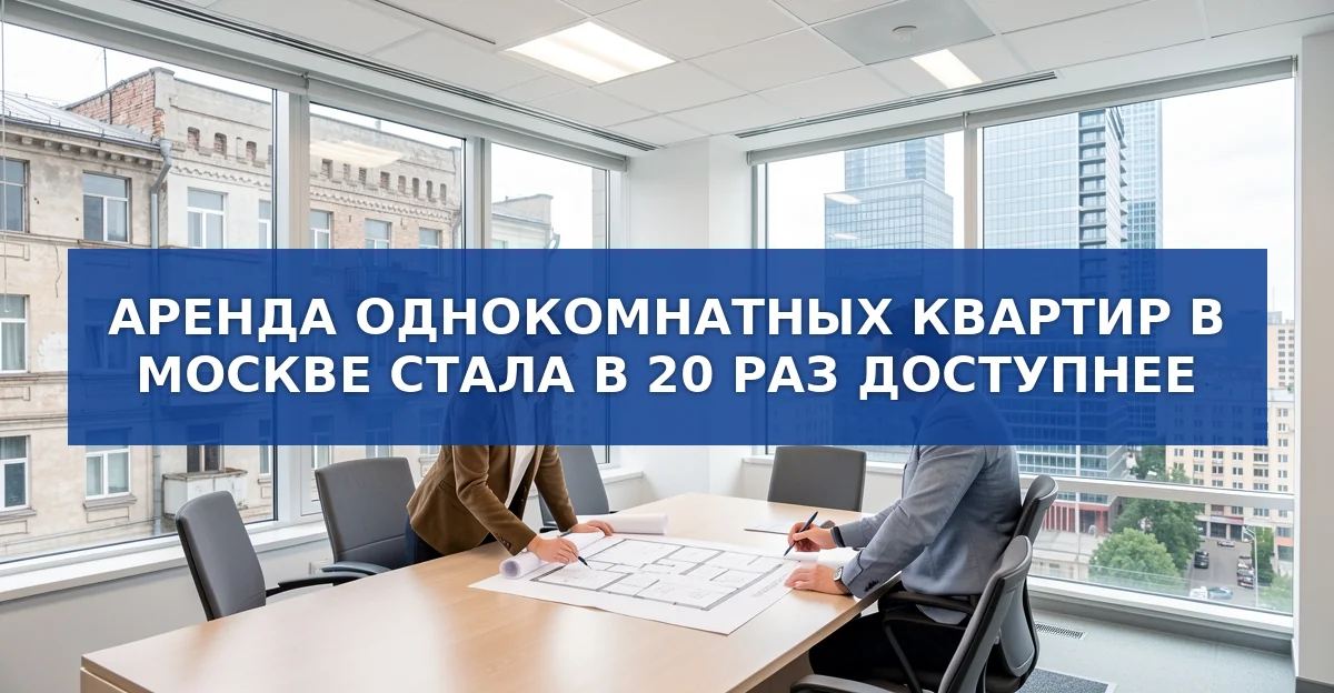 Как аренда однокомнатных квартир в Москве изменилась за 20 лет