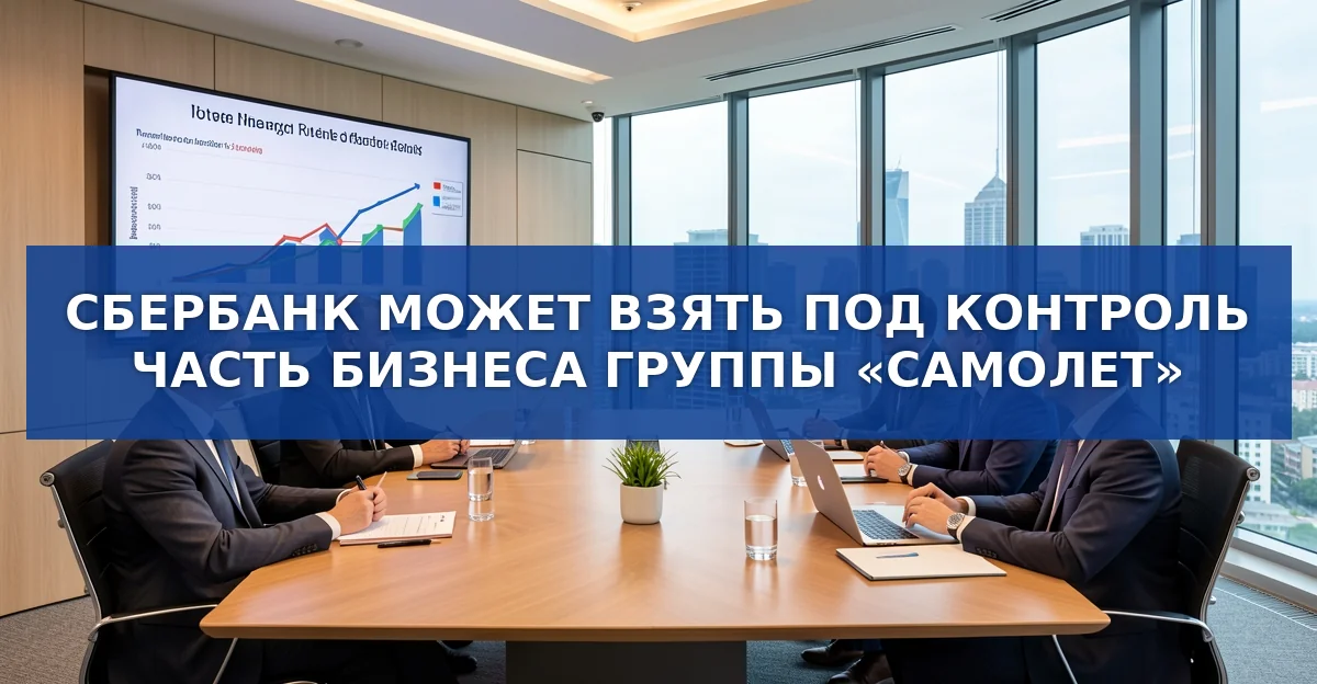 Сбербанк может взять под контроль часть бизнеса «Самолет»