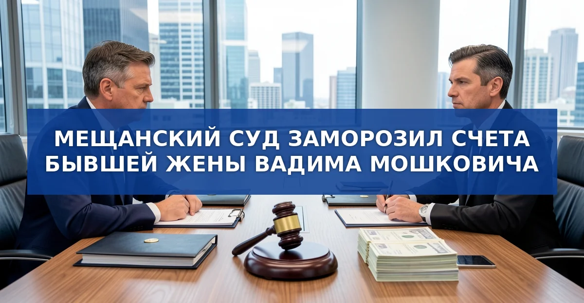 Обложка материала: Суд арестовал счета бывшей супруги Вадима Мошковича: детали антикоррупционного иска