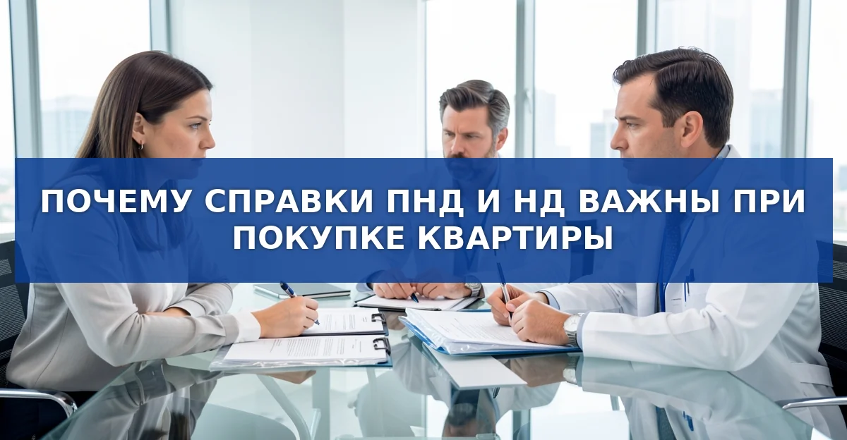 Почему справки ПНД и НД стали обязательным условием при покупке недвижимости