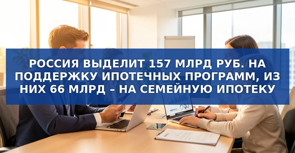Государство выделило 157 млрд рублей на поддержку ипотечных программ