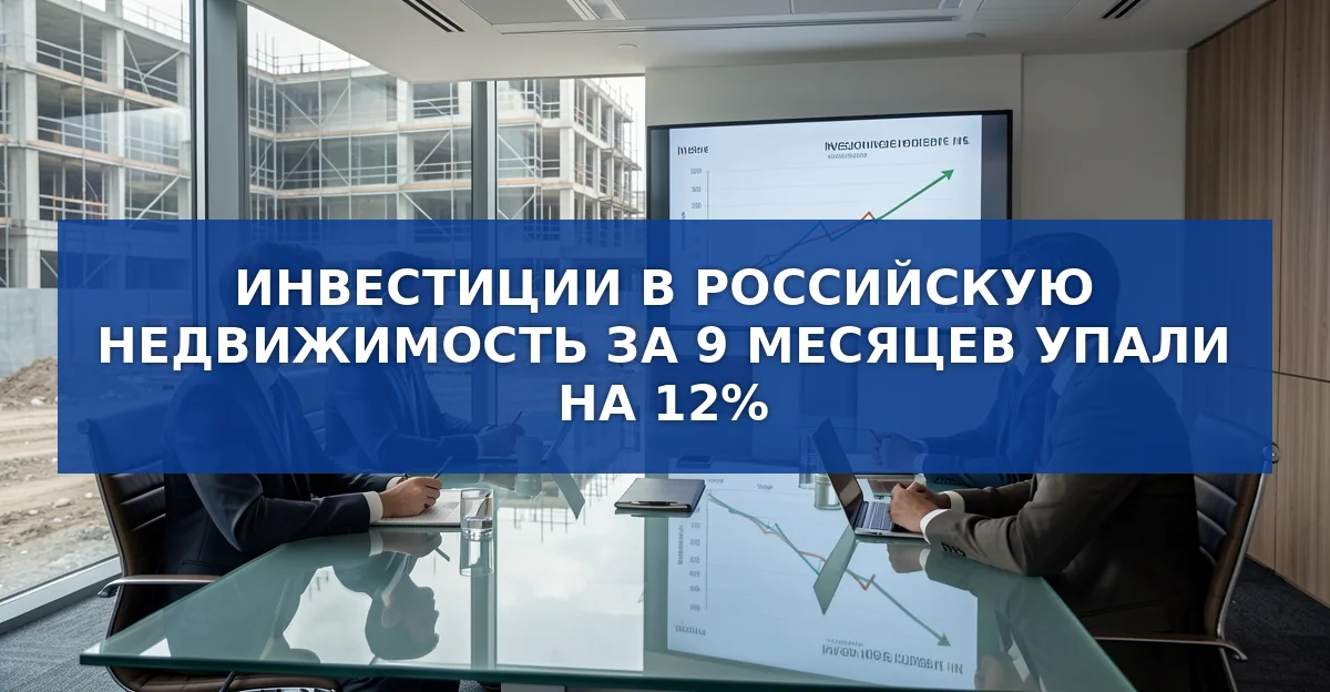 Снижение инвестиций в российскую недвижимость в 2026 году: причины, последствия и прогнозы