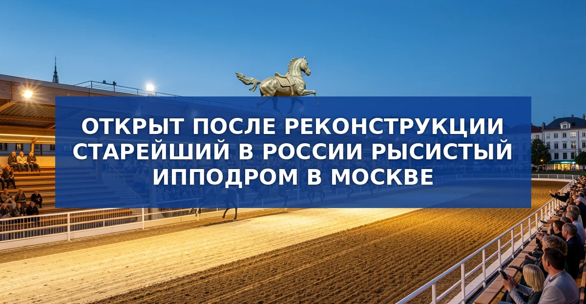 Торжественное открытие обновлённого Центрального московского ипподрома