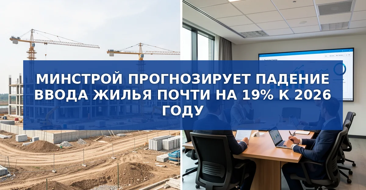Сокращение ввода нового жилья в России к 2026 году: причины и последствия