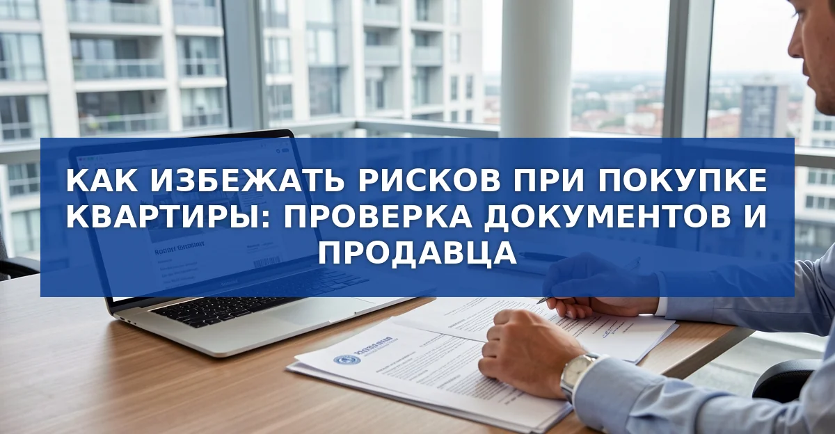 Как избежать рисков при покупке квартиры: проверка документов и продавца