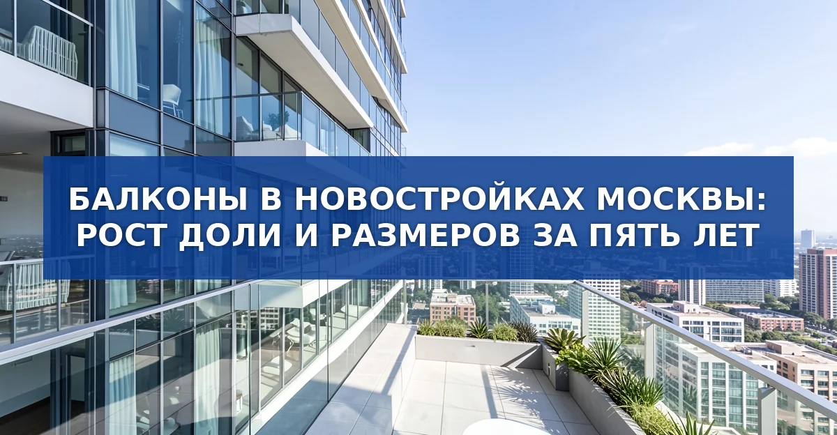 Обложка материала: Почему в новостройках Москвы возвращаются балконы и террасы: цифры, причины, перспективы
