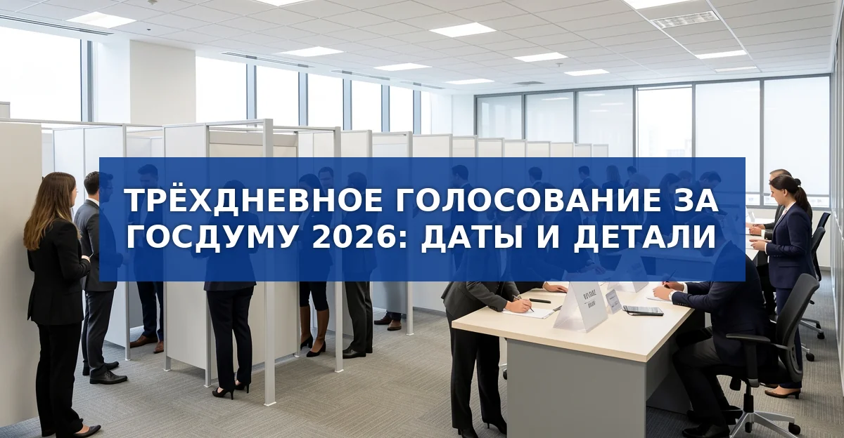 Голосование в Госдуму 2026: как будет проходить выборный процесс