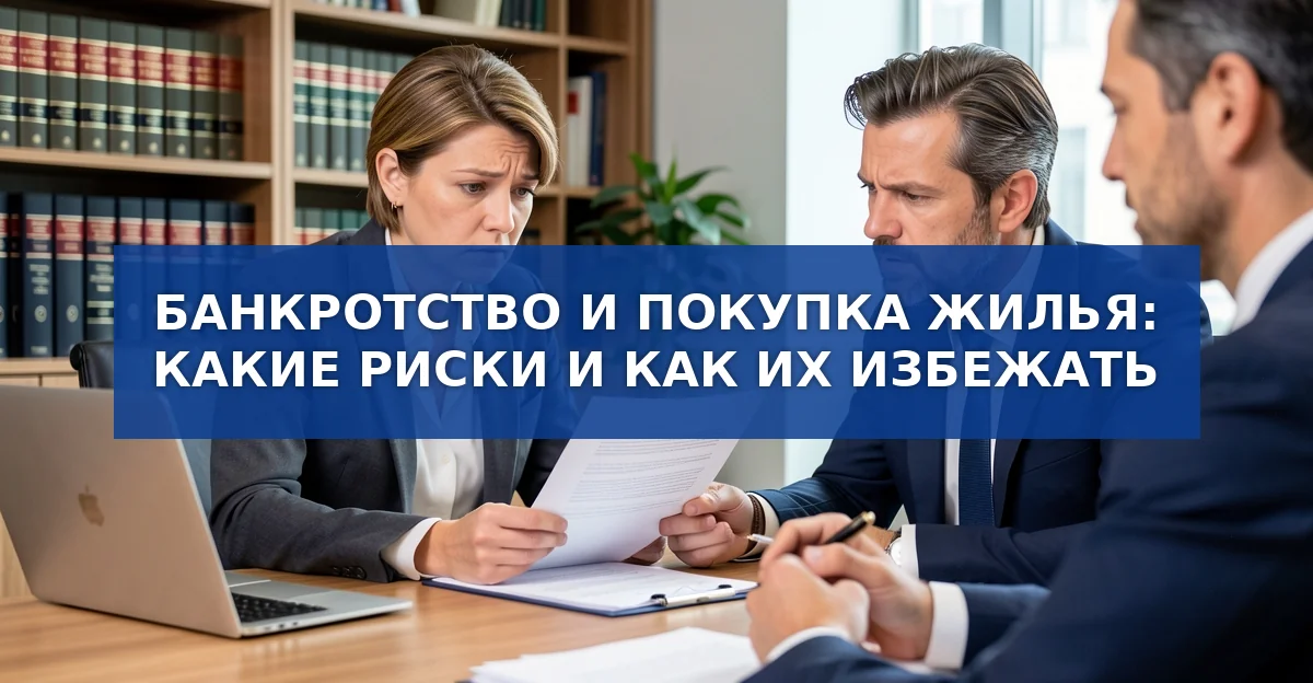 Банкротство и покупка недвижимости: как избежать рисков