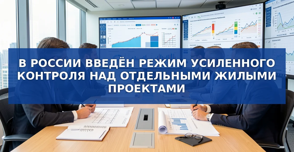 Новый режим усиленного контроля за строительством жилых комплексов: цели, механизмы и перспективы