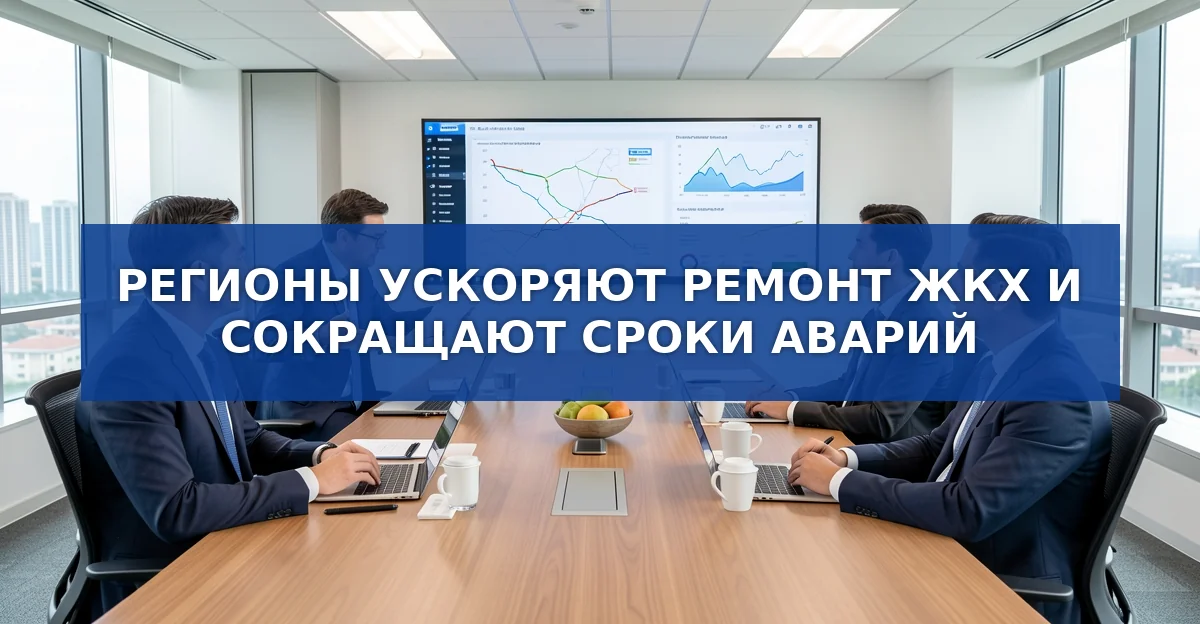 Ускоренный ремонт ЖКХ: как регионы снижают количество аварий и время их устранения