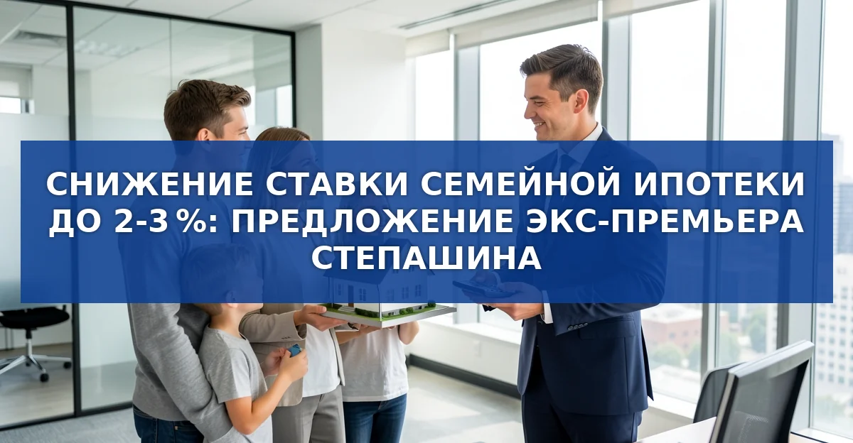 Снижение ставки семейной ипотеки до 2‑3 %: как это может повлиять на рождаемость и рынок жилья